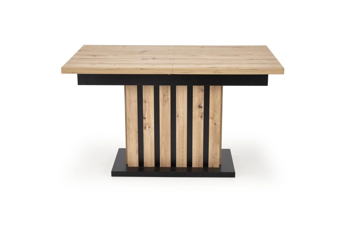Tavolo Lamello allungabile in rovere castagno/nero - L160-210xl90xh76 cm - immagine 5