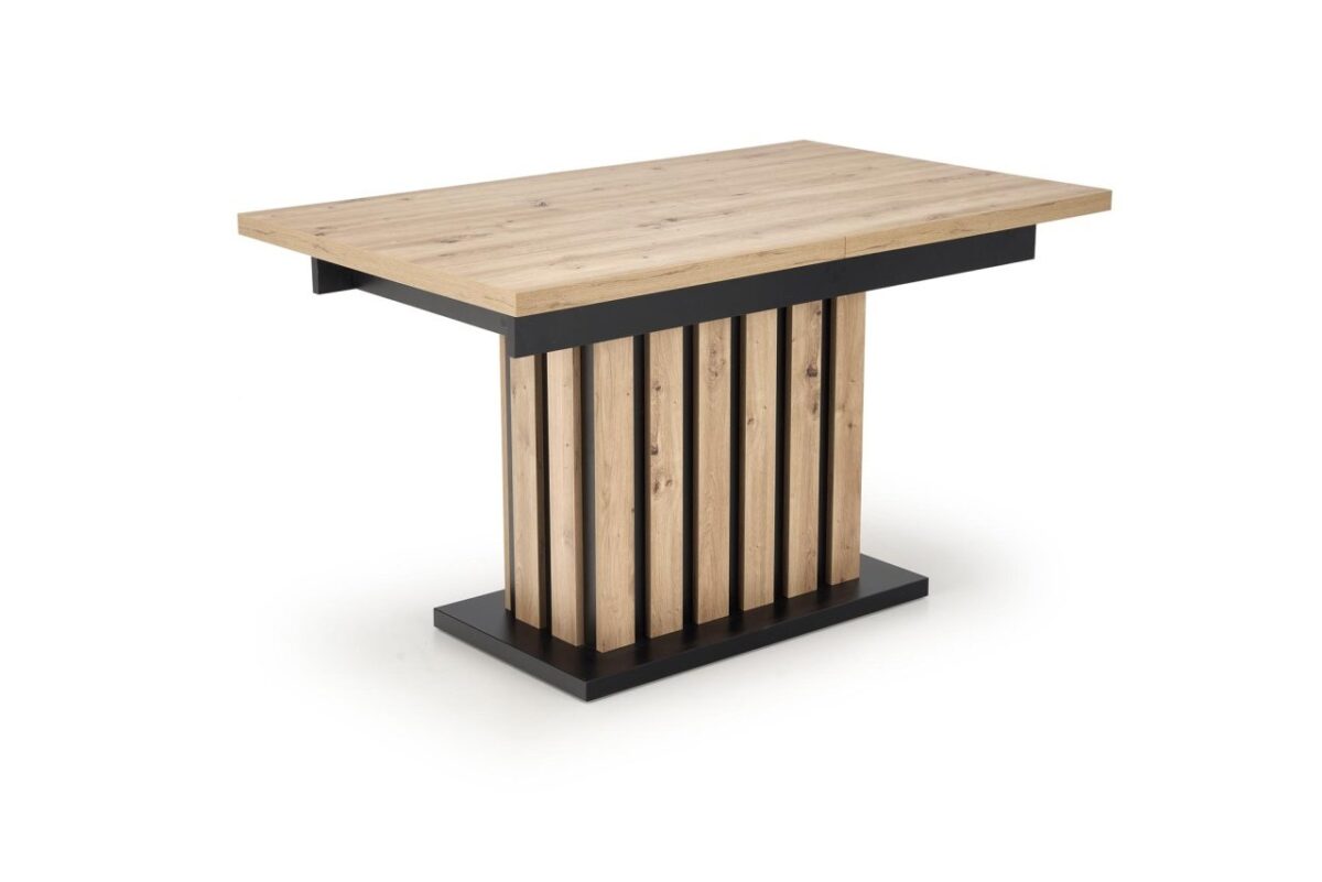 Tavolo Lamello allungabile in rovere castagno/nero - L160-210xl90xh76 cm - immagine 6