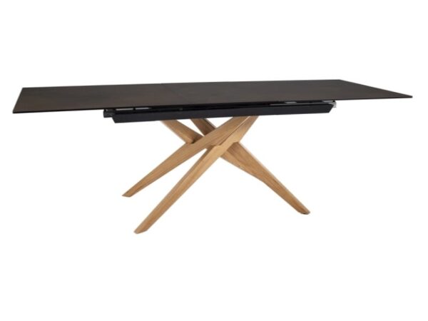 Tavolo allungabile Loreto Ceramic Oxide in marrone - L180-230 cm