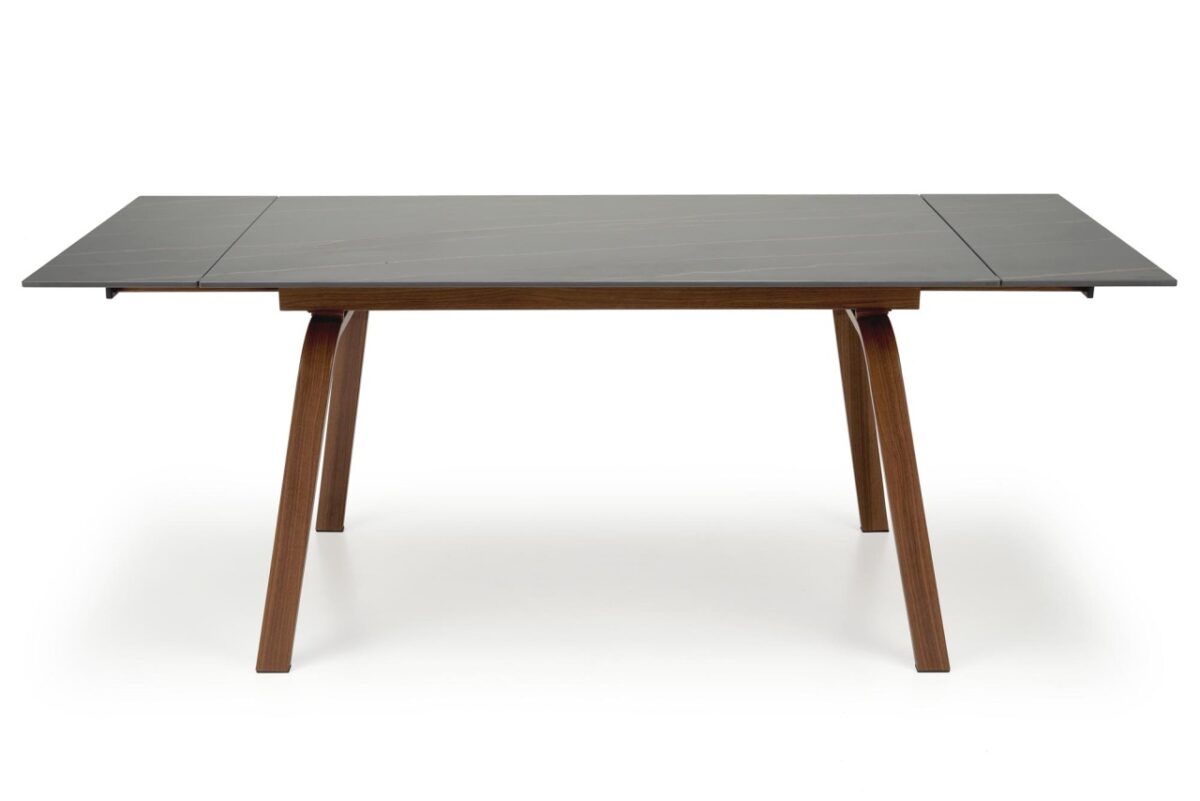Tavolo allungabile Lozano effetto marmo nero L140-200 cm - immagine 8