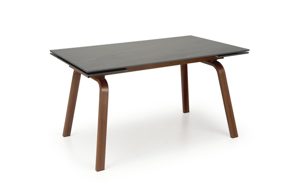 Tavolo allungabile Lozano effetto marmo nero L140-200 cm - immagine 13