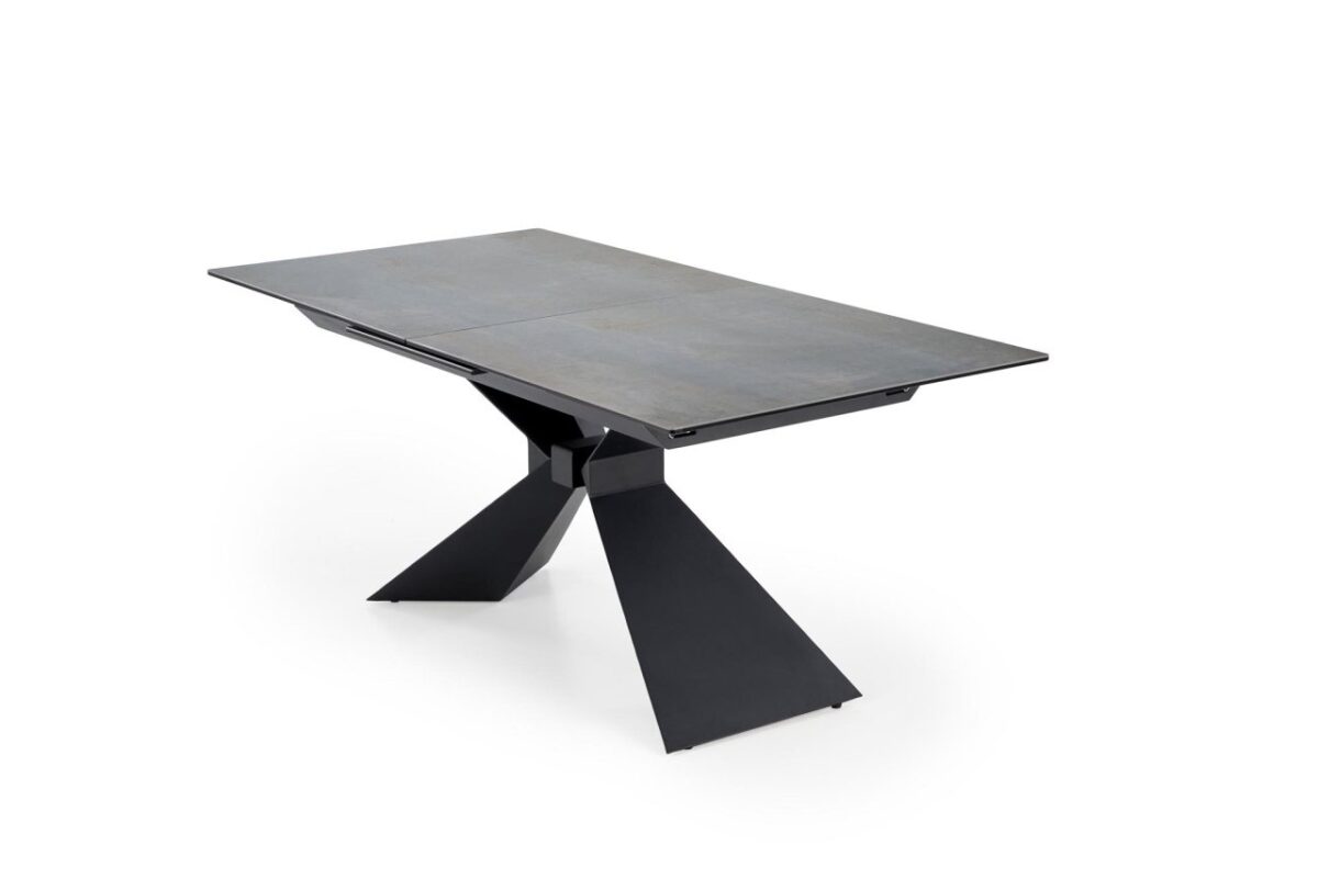 Tavolo allungabile Luciano effetto marmo blu/nero L180-230 cm - immagine 13