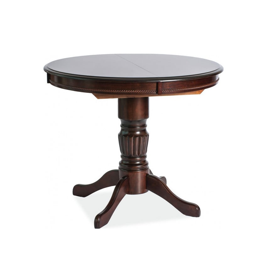 masa-extensibila-margo-nuc-inchis-l-90-125-x-l-90-x-h-75-cm6596 Tavolo allungabile Margo noce scuro - L 90-125 x L 90 x H 75 cm - immagine 1