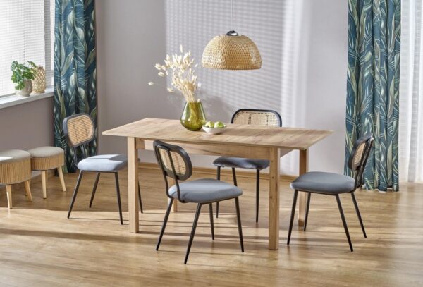 Tavolo Maurycy allungabile in rovere craft - L 118-158 x L 75 x H 76 cm