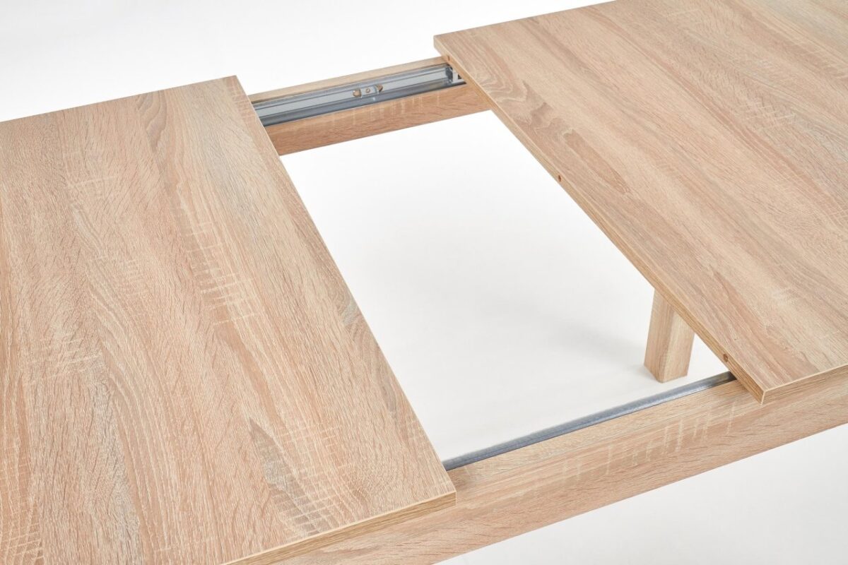 Tavolo allungabile Maurycy in rovere sonoma - L118-158xL75xH76 cm - immagine 9