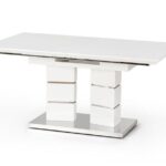 Tavolo allungabile MDF Lord bianco - L 160-200 cm
