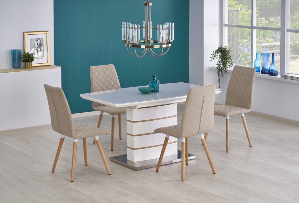 Tavolo allungabile metallo + MDF Toronto - L 140-180 x l 80 x h 76 cm - immagine 6