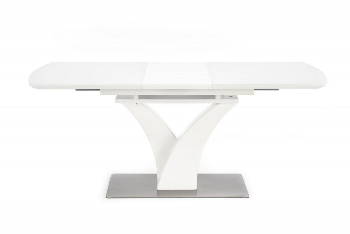 Tavolo allungabile Palermo in bianco - L 140-180 x l 80 x h 75 cm - immagine 2