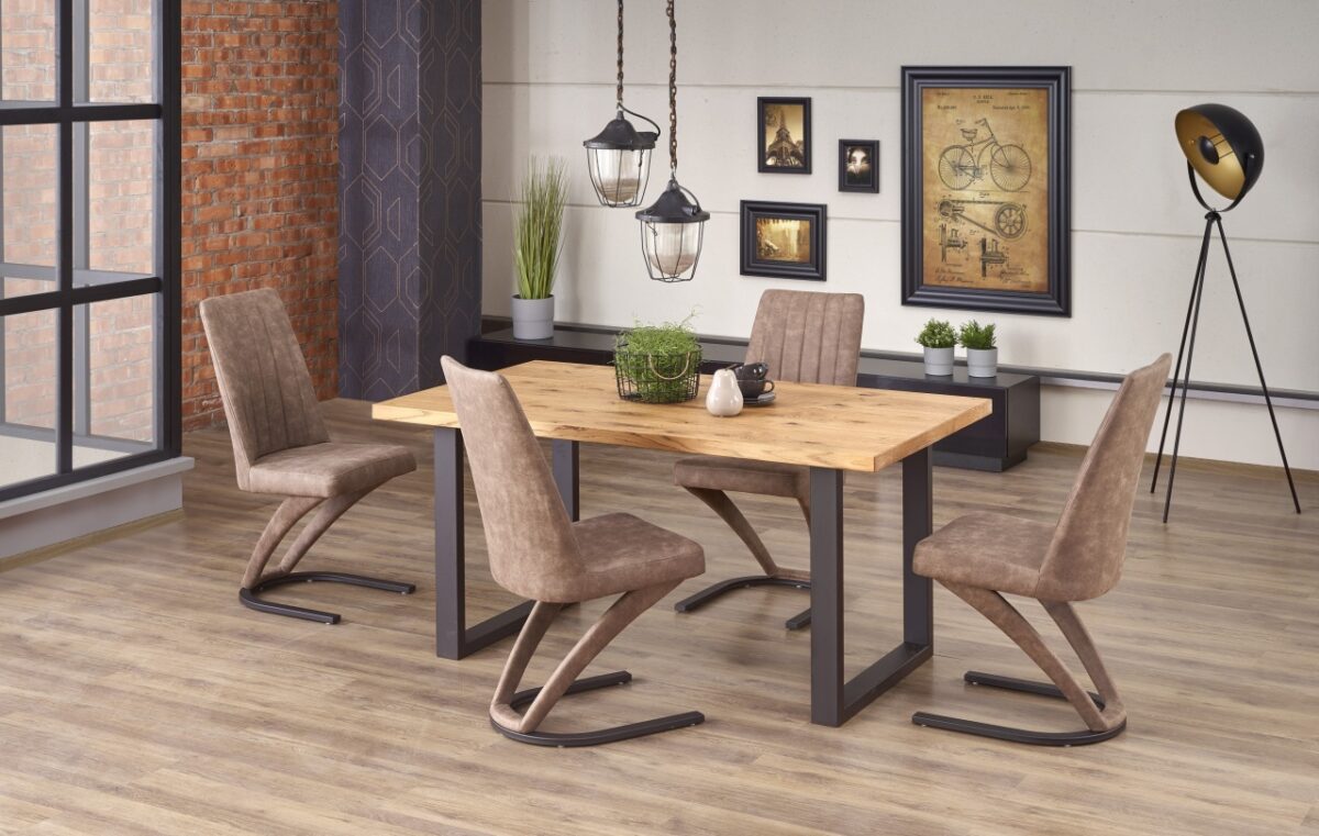 Tavolo allungabile Perez in rovere - L160/250xl90xh76 cm - immagine 10
