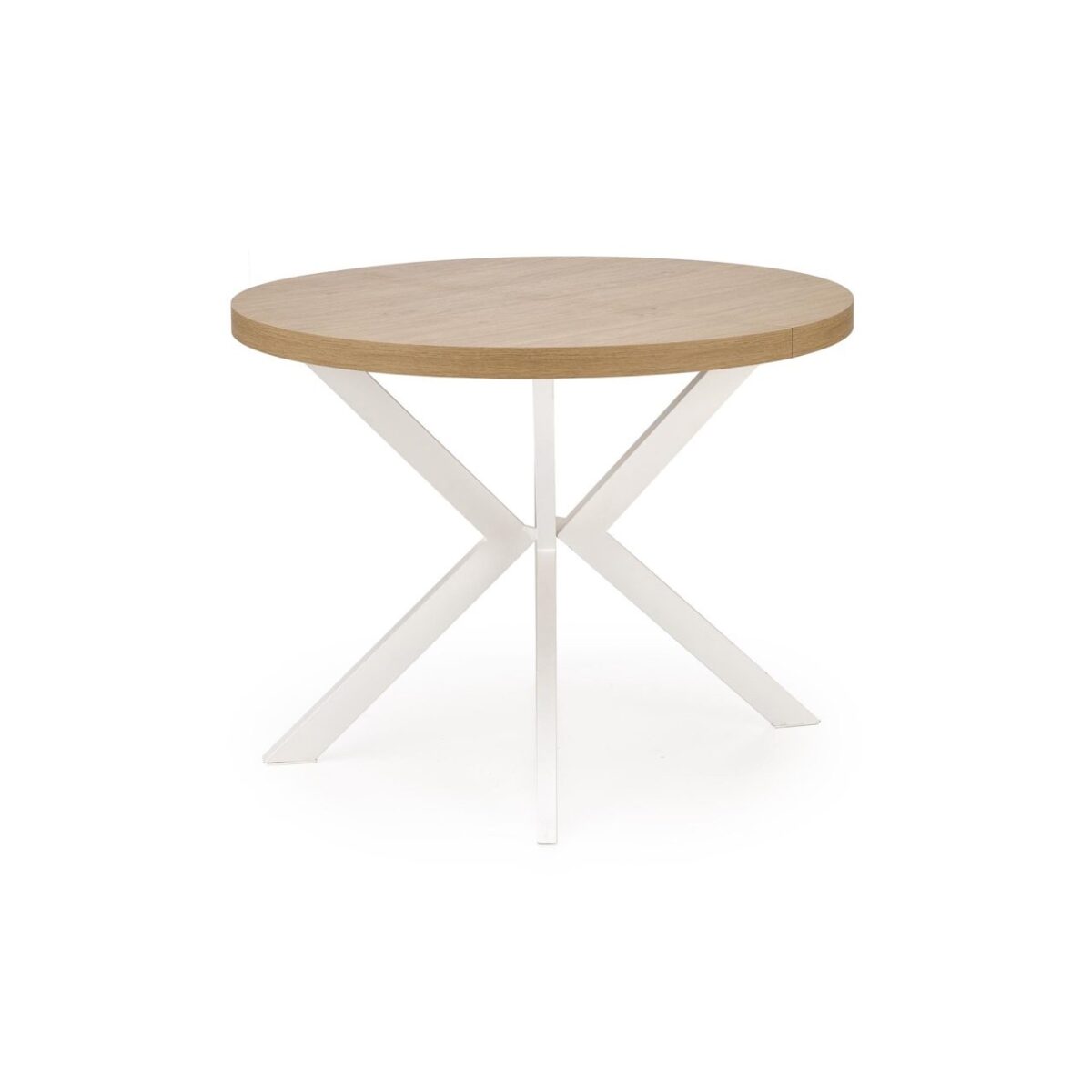 Tavolo Peroni allungabile in rovere dorato/bianco - L100-250 cm - immagine 12