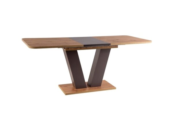 Tavolo allungabile Platon in rovere wotan/marrone - L136-176 cm