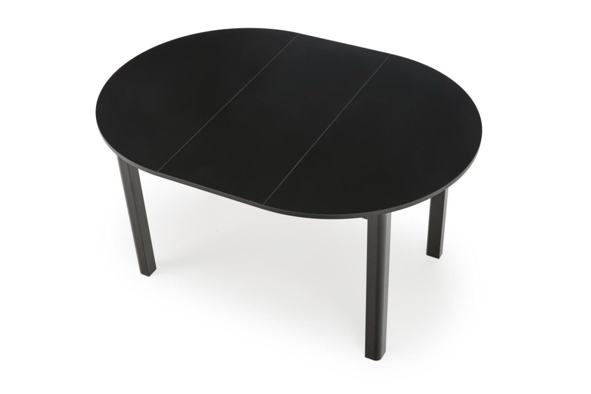Tavolo allungabile Ringo in nero - L102-142xL102xH76 cm - immagine 5