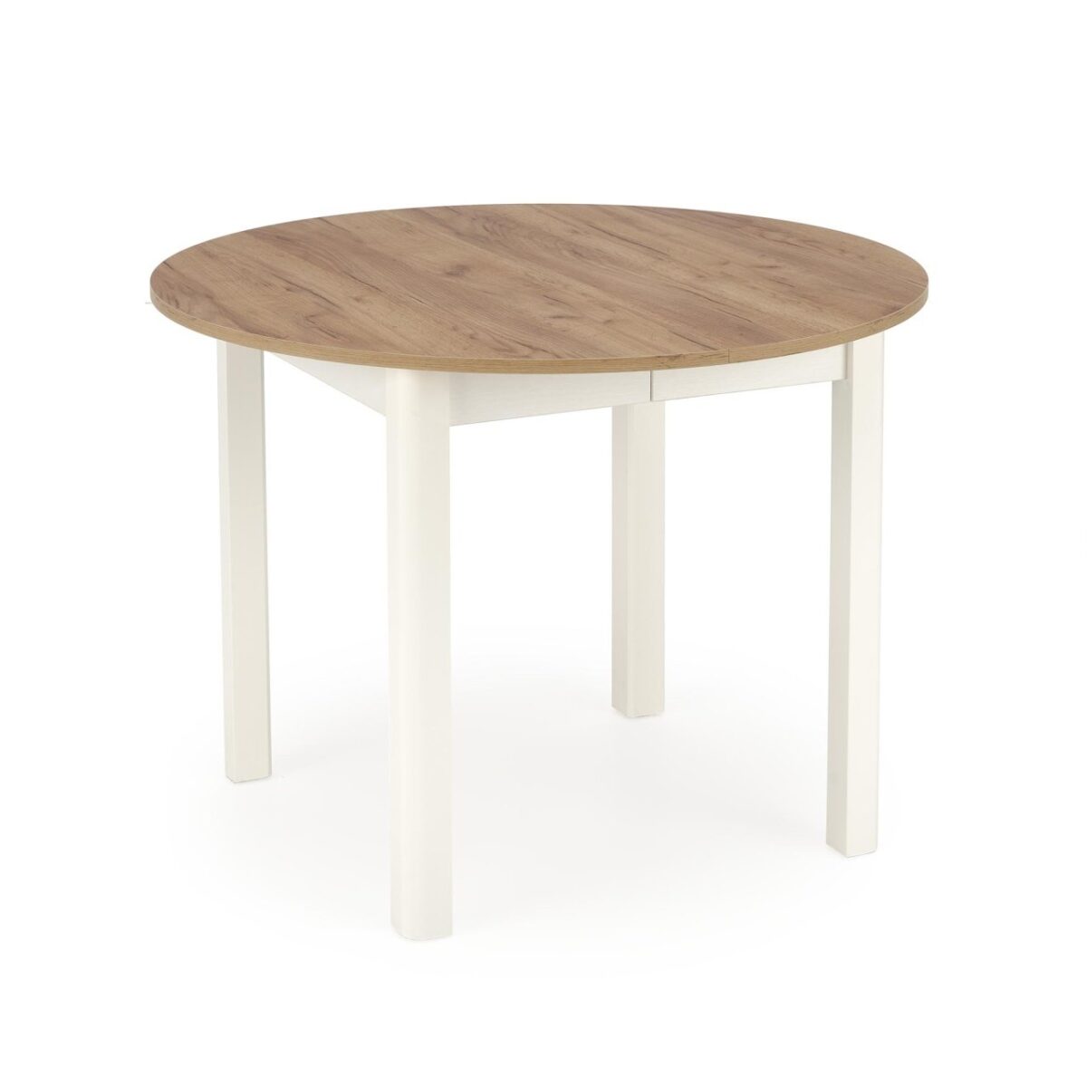 Tavolo allungabile Ringo in rovere/bianco - L102-142xL102xH76 cm - immagine 6