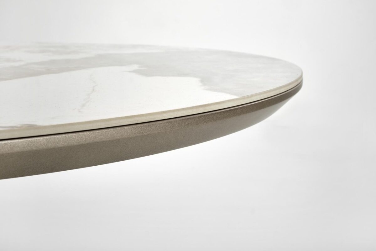 Robinson Marble Tavolo allungabile beige/cappuccino - L160-200 cm - immagine 22