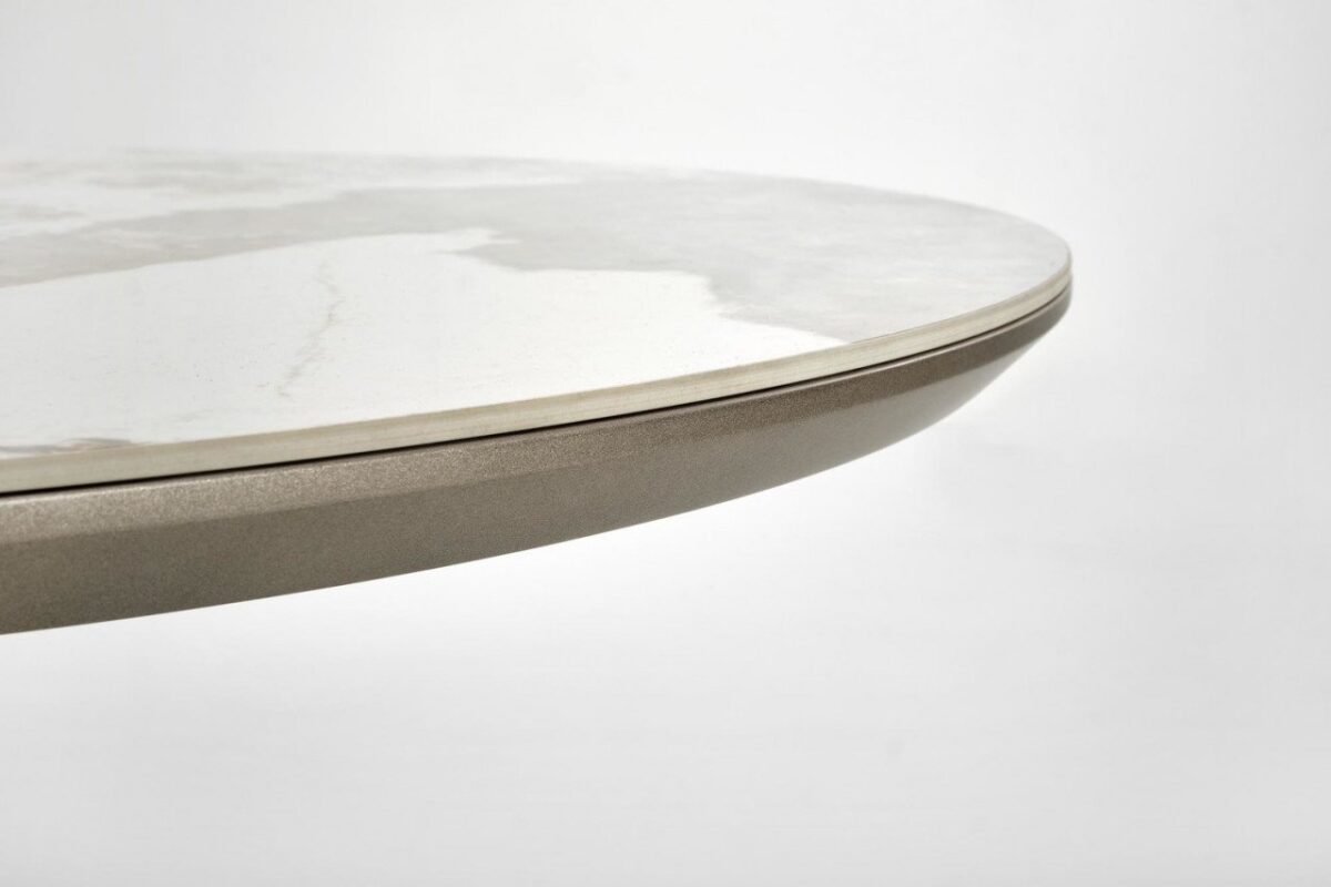 Robinson Marble Tavolo allungabile beige/cappuccino - L160-200 cm - immagine 17