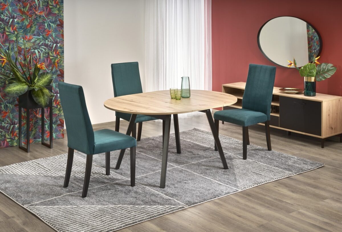 Tavolo allungabile Ruben in rovere - L102-142 x L102 x H73 cm - immagine 18