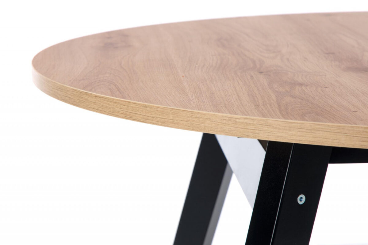 Tavolo allungabile Ruben in rovere - L102-142 x L102 x H73 cm - immagine 3