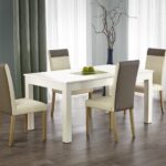 Tavolo allungabile Seweryn in bianco - L160-300 cm