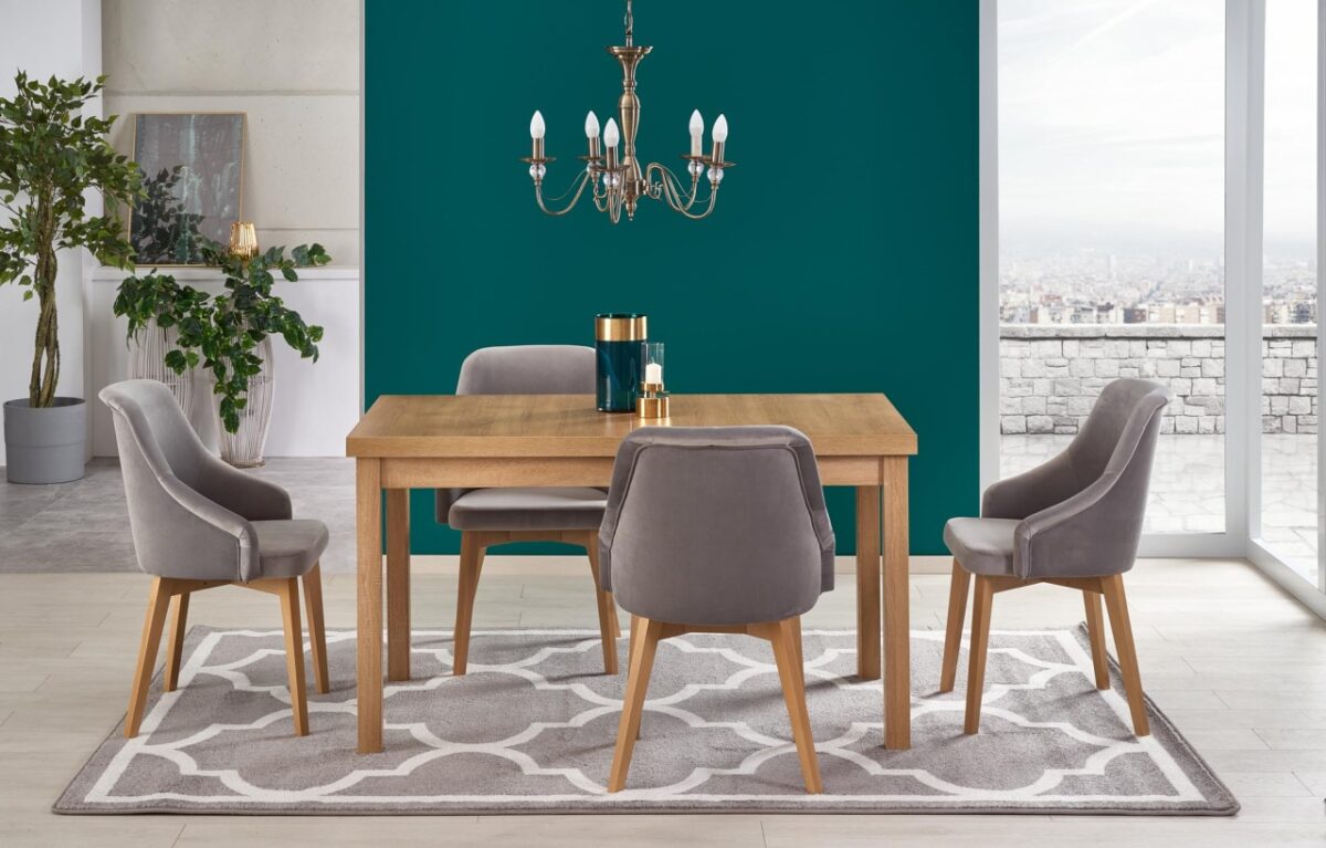 Tavolo allungabile Tiago 2 in rovere - L140/220 x l80 x h76 cm - immagine 9