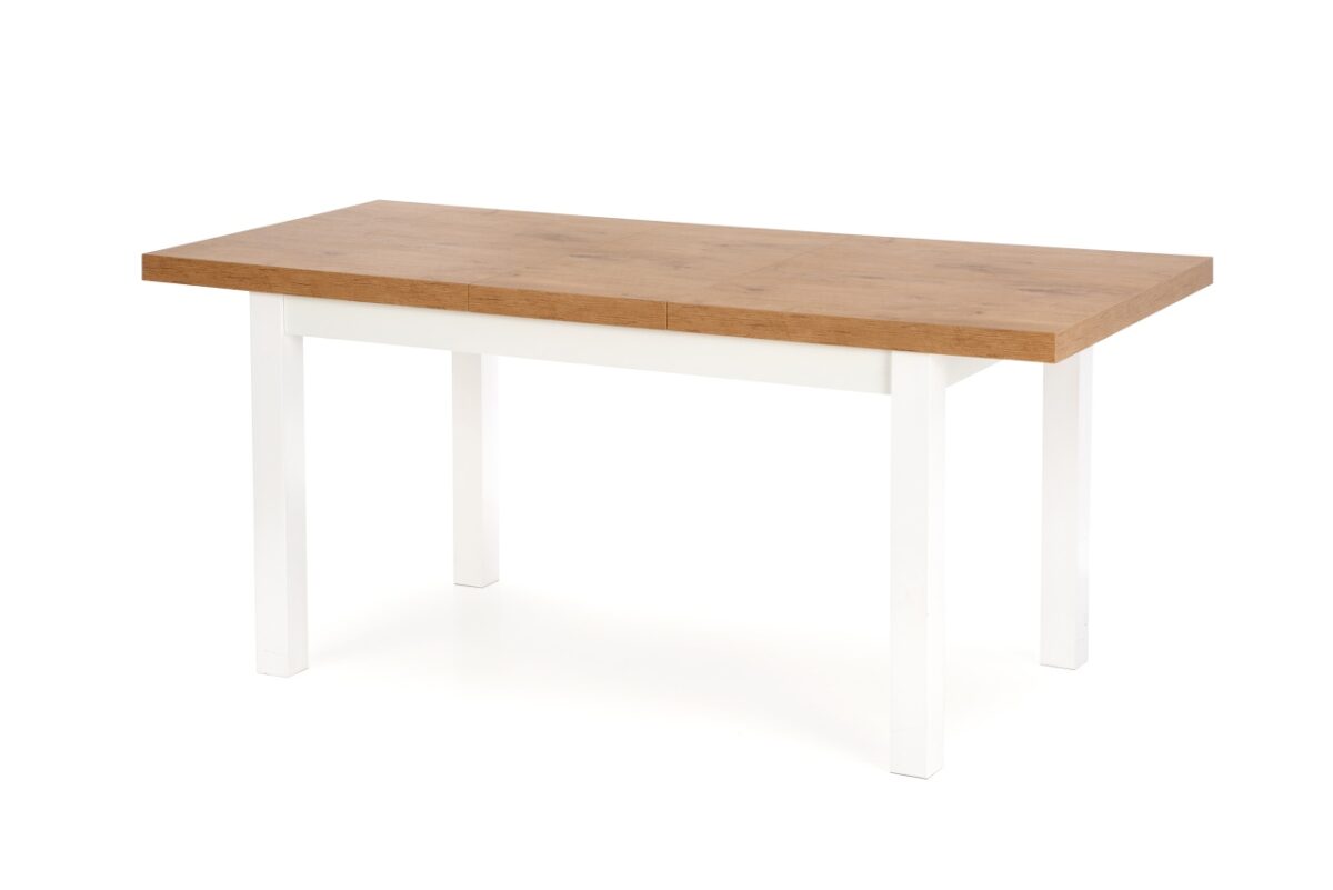 Tavolo allungabile Tiago in lancelot/bianco - L 140-220 x l 80 x h 76 cm - immagine 12