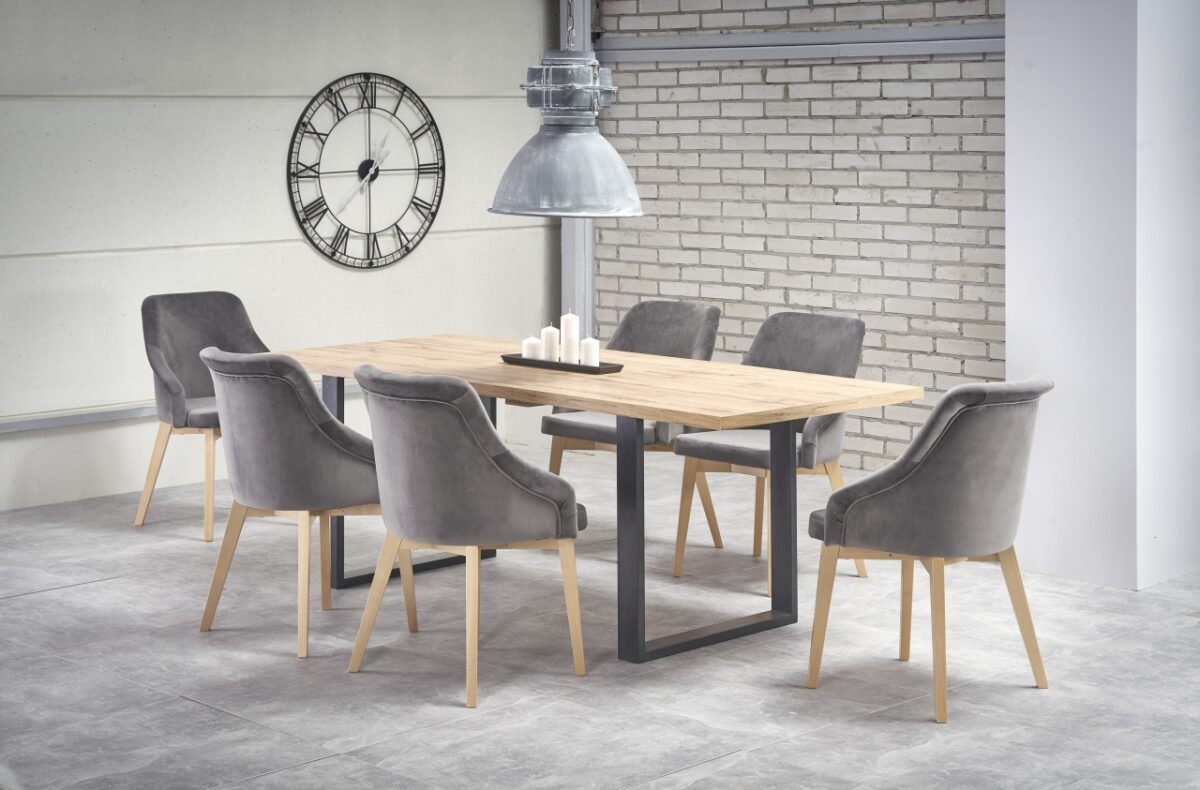 Tavolo allungabile Venom 160 in rovere - L160/210xl90xh74 cm - immagine 9