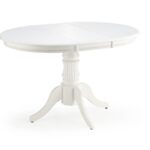 Tavolo allungabile William bianco - L90/124 x l90 x h75 cm