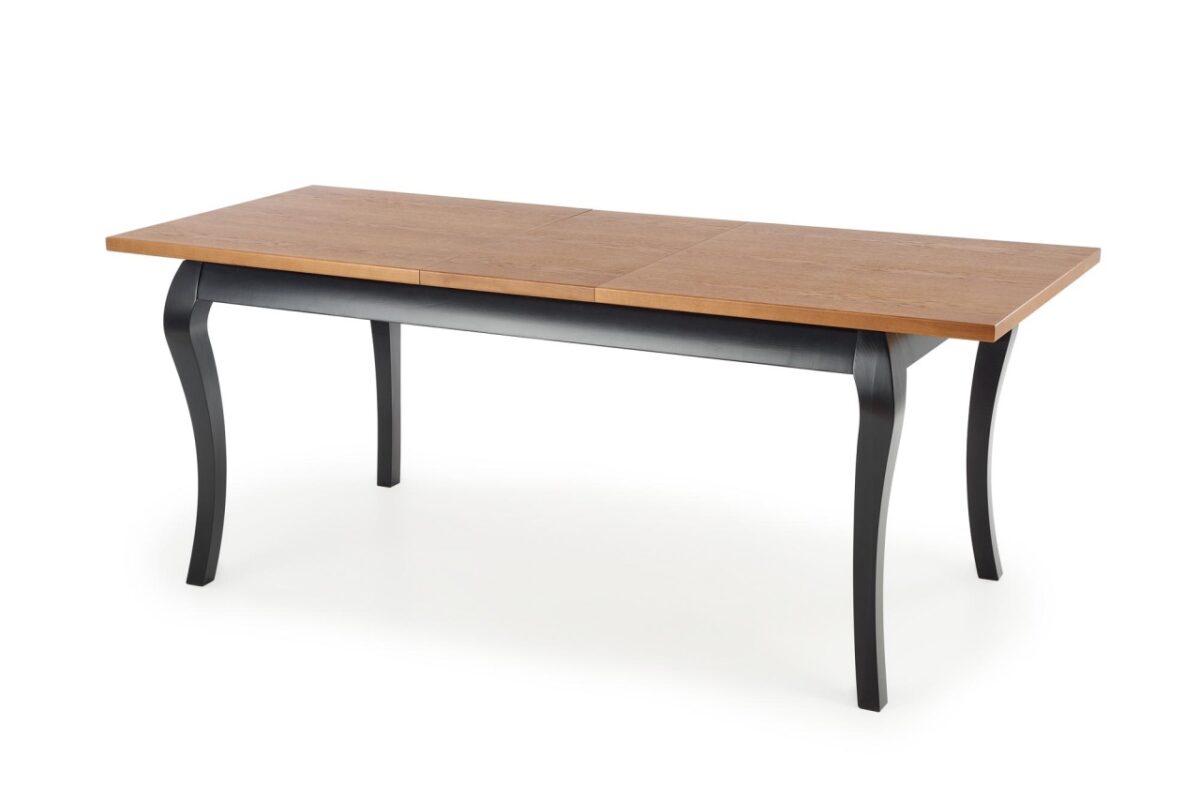 Tavolo allungabile Windsor in rovere scuro/nero - L160-240 cm - immagine 24