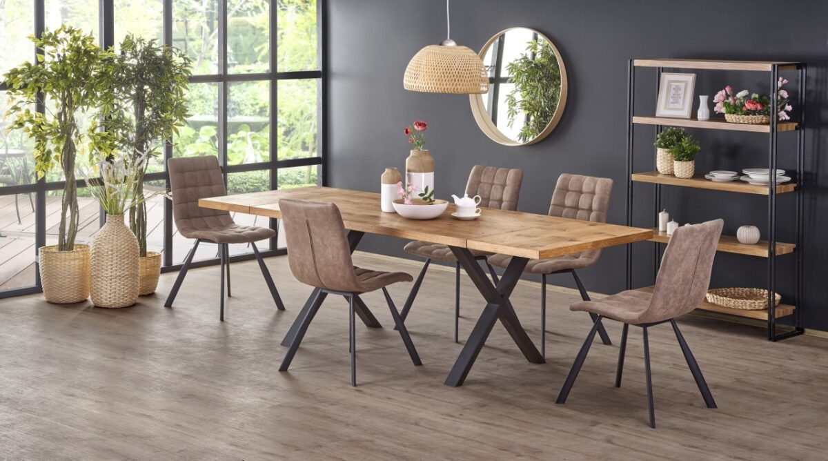 Tavolo allungabile Xavier - L90 x H76 x L160/250 cm - immagine 21