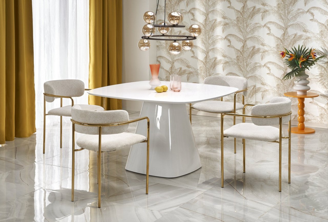 masa-flavio-alba-l120-x-l120-x-h7799538 Tavolo Flavio in bianco L120 x L120 x H77 - immagine 1