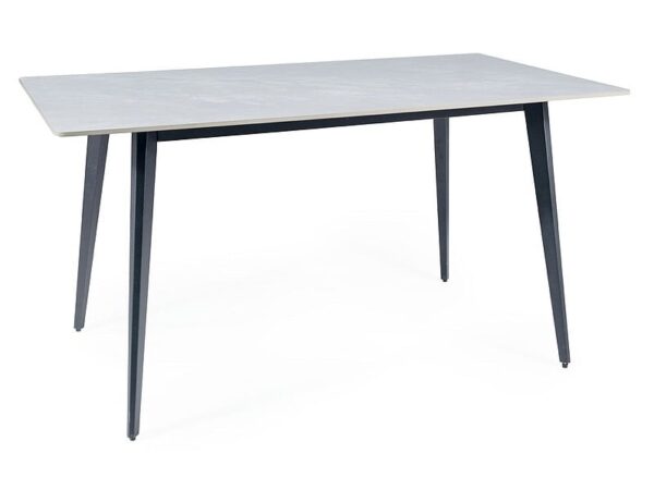 Tavolo Ivy in grigio/nero - L140xl80 cm