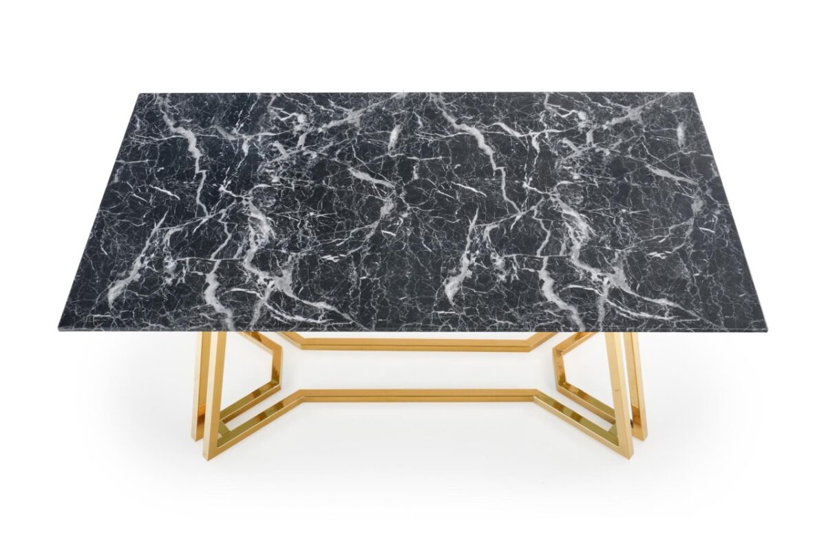 Tavolo effetto marmo nero/oro Konami Marble - H75 - immagine 17