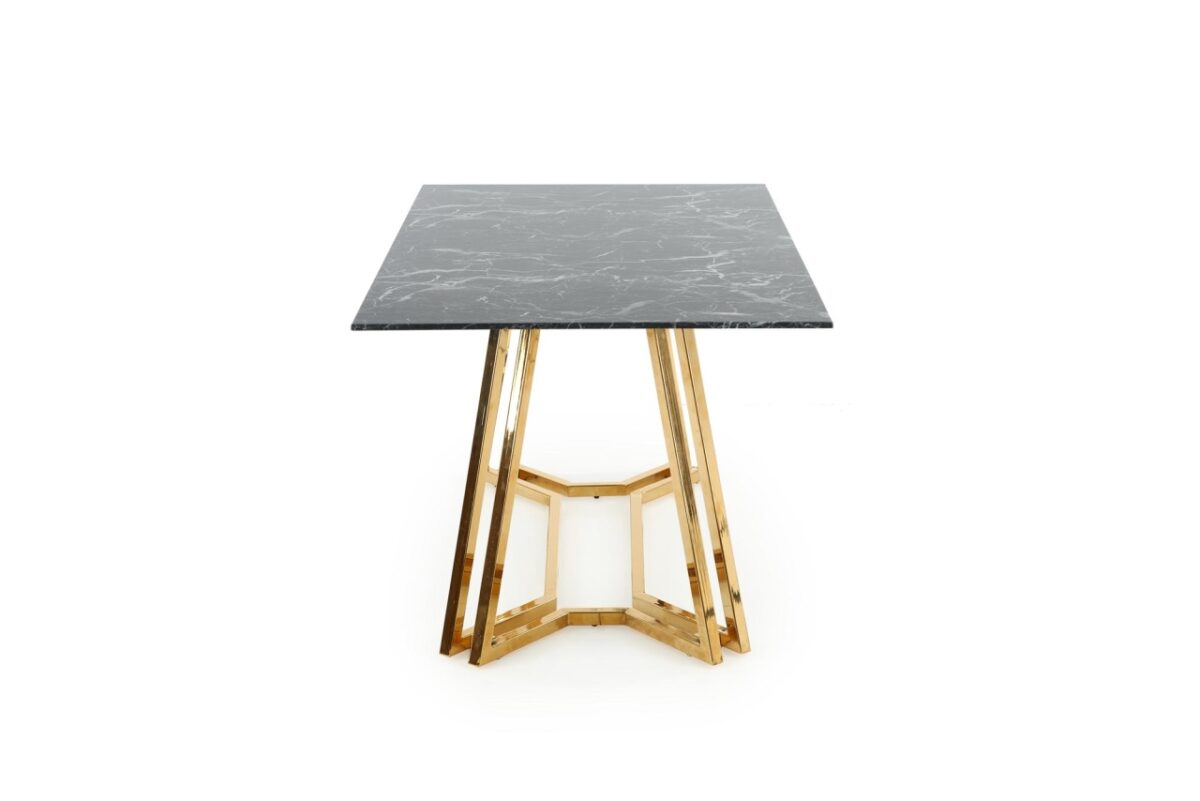 Tavolo effetto marmo nero/oro Konami Marble - H75 - immagine 18