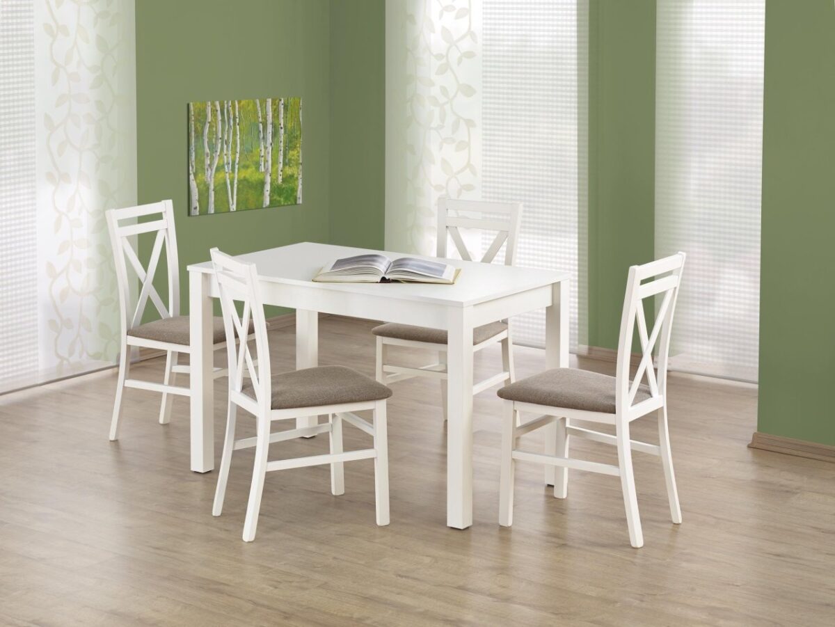 Tavolo Ksawery in bianco - L 120 x l 68 x h 76 cm - immagine 3