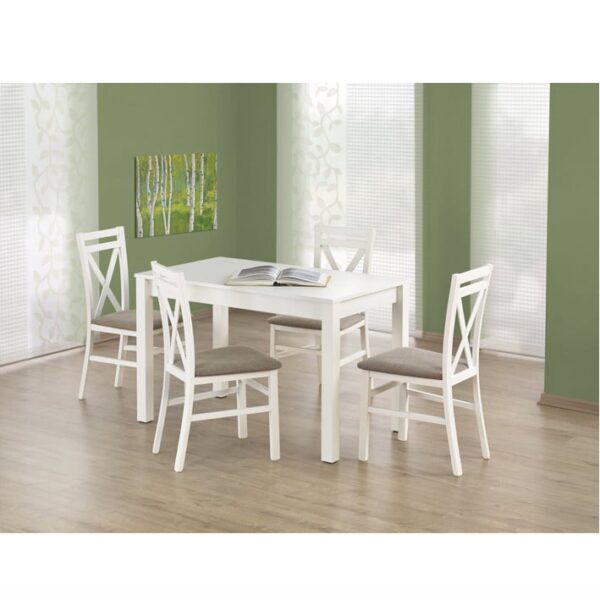 Tavolo Ksawery in bianco - L 120 x l 68 x h 76 cm