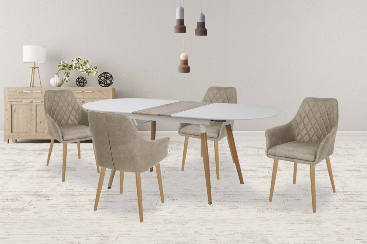 Tavolo in MDF Caliber - L 160-200 x l 90 x h 76 cm - immagine 2