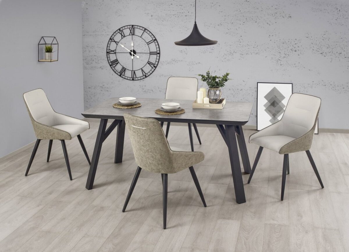 Tavolo in MDF + metallo Halifax - L 160 x l 90 x h 76 cm - immagine 2