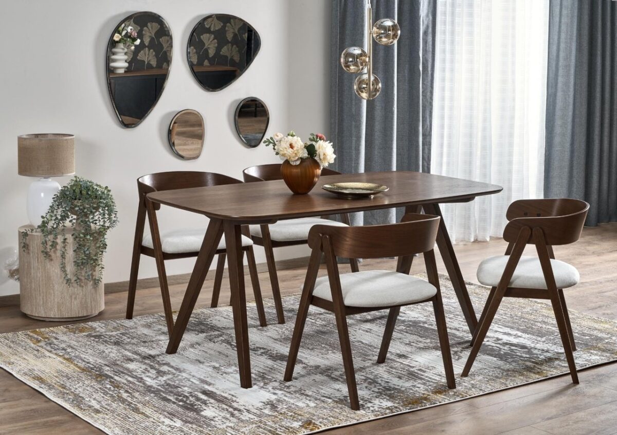 Tavolo Miguel in noce - L160 cm - immagine 3
