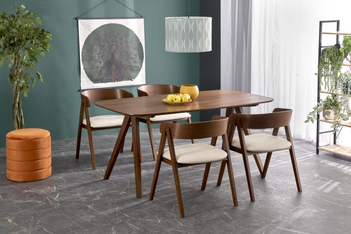 Tavolo Miguel in noce - L160 cm - immagine 13