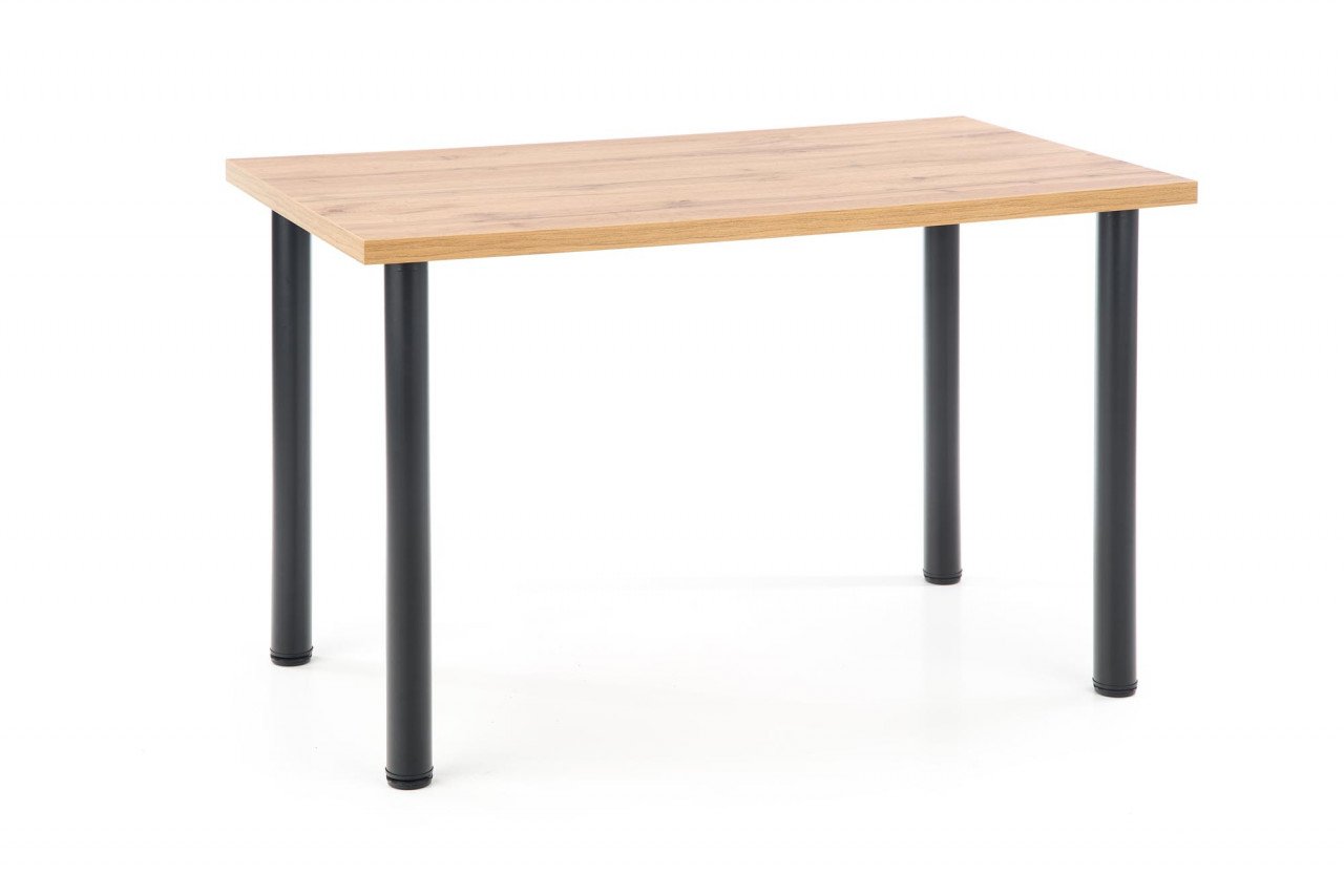 masa-modex-2-stejar-negru-l120-x-l68-x-h75101496 Tavolo Modex 2 in rovere/nero - L120 x L68 x H75 - immagine 1
