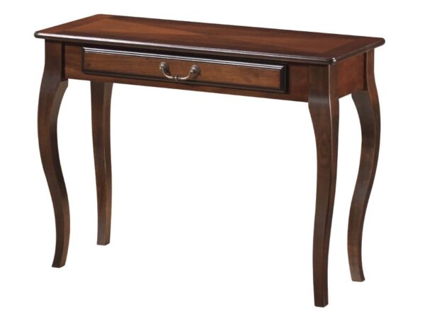 Tavolino da caffè Padova D in noce scuro - L104 x l40 x h75 cm