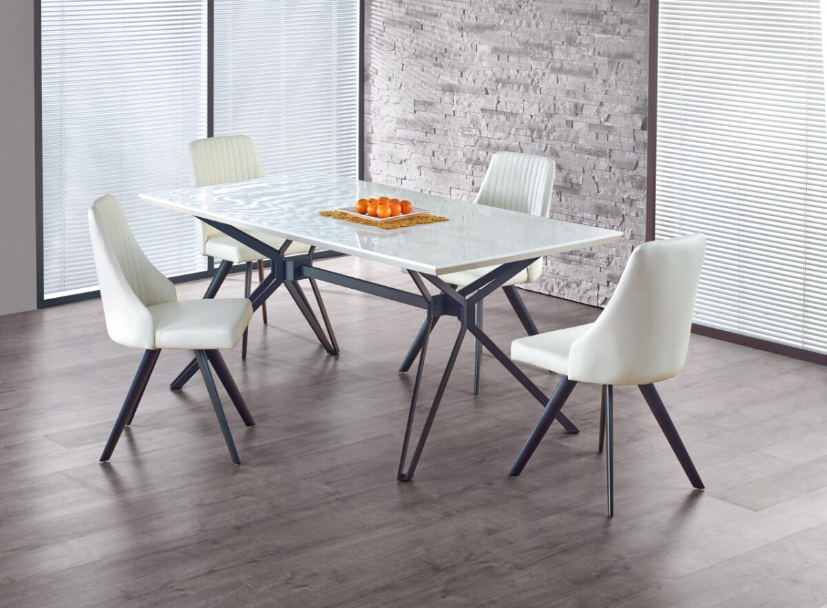 Tavolo Pascal bianco - L160xl90xh76 cm - immagine 4