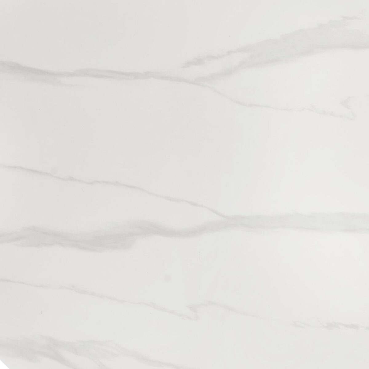 Tavolo rotondo Edgar 2 effetto marmo bianco/nero ø100/h76 cm - immagine 8