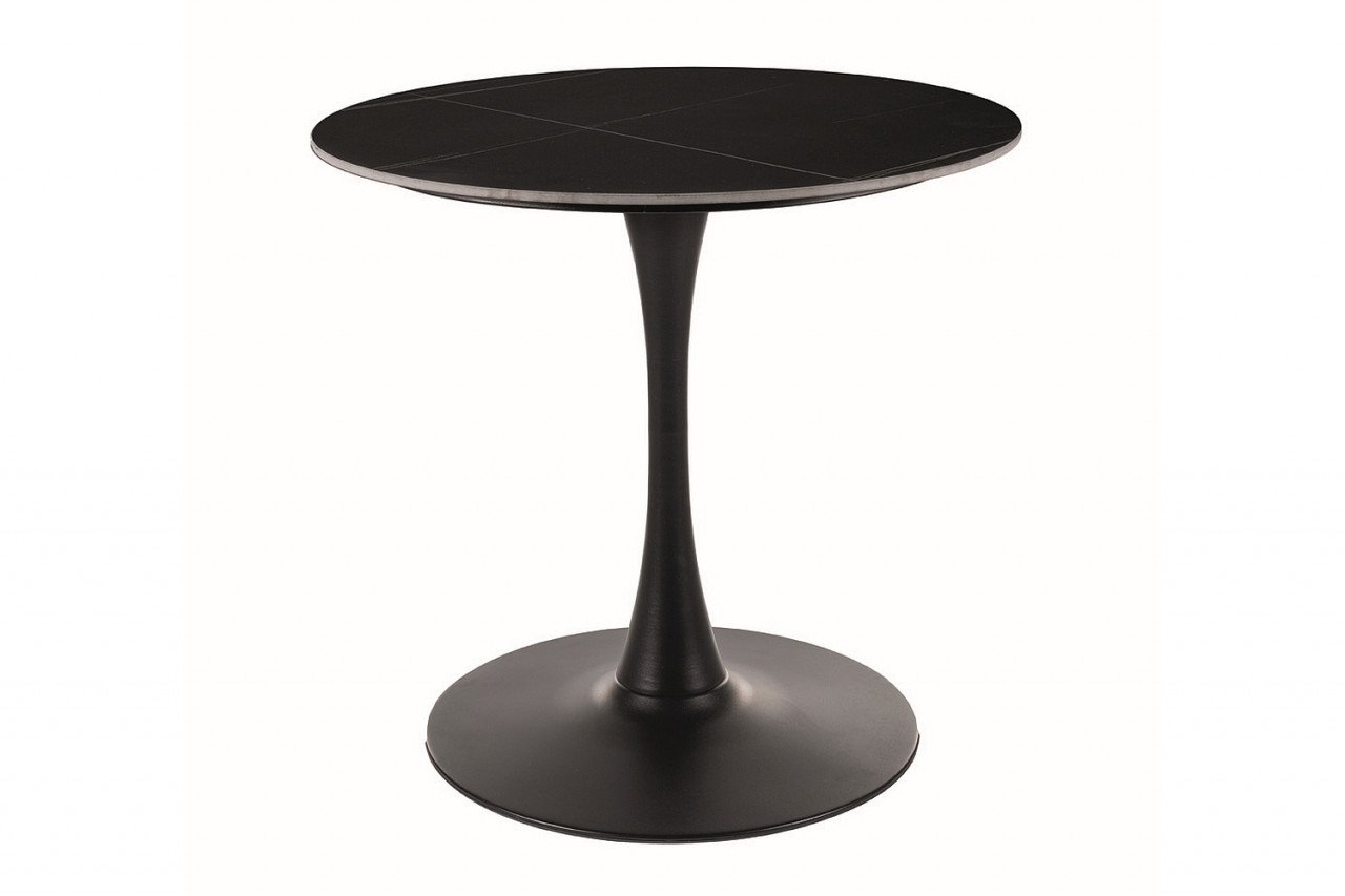 masa-rotunda-espero-negru-mat-negru-mat-o80-h75-cm77397 Tavolo rotondo Espero nero opaco - ø80/h75 cm - immagine 1