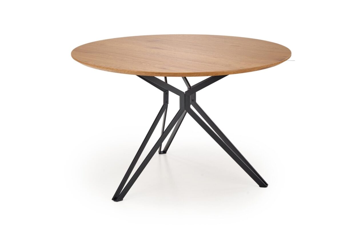 Tavolo rotondo in metallo + MDF Pixel 2 - p 120 x h 76 cm - immagine 5