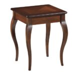 Tavolino da caffè Padova C in noce scuro - L45 x l45 x h55 cm