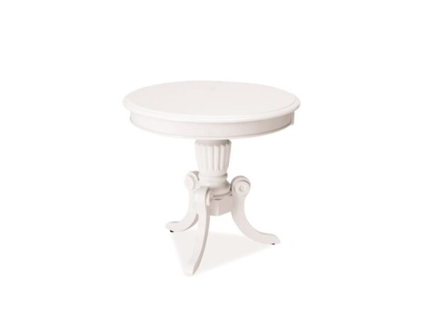 Tavolino da caffè Nevada in bianco - h 55 x p 60 cm