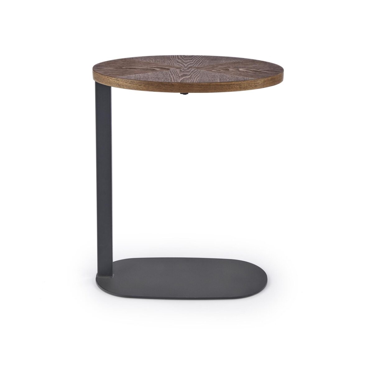 Tavolino da caffè Delphi in noce/nero - H58 cm - immagine 7