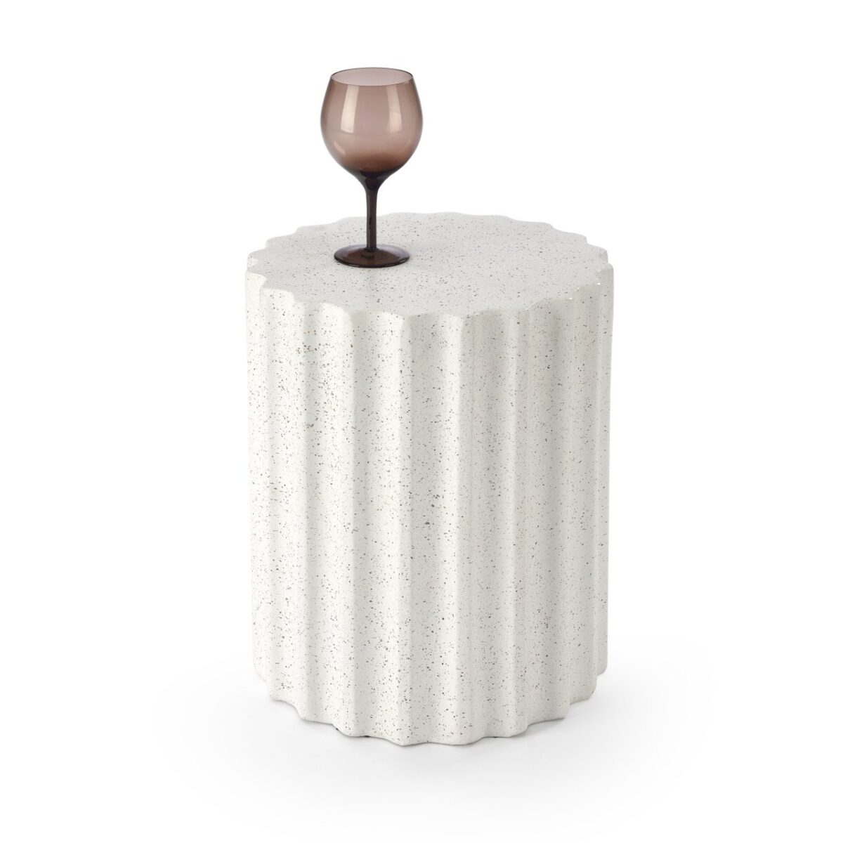 Tavolino da caffè Fara in bianco - H46 cm - immagine 2