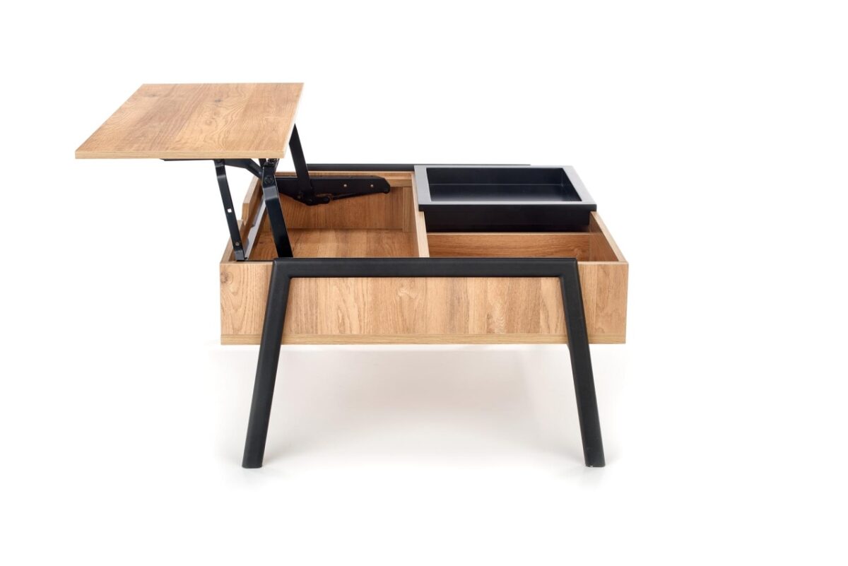 Tavolino da caffè Podium - L85 x L80 x H43/64 cm - immagine 16
