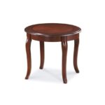 Tavolino da caffè Royal D in noce scuro - h 50 x p 60 cm